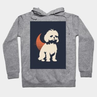 Maltese Dog 2 - Japanese Old Vintage Hoodie